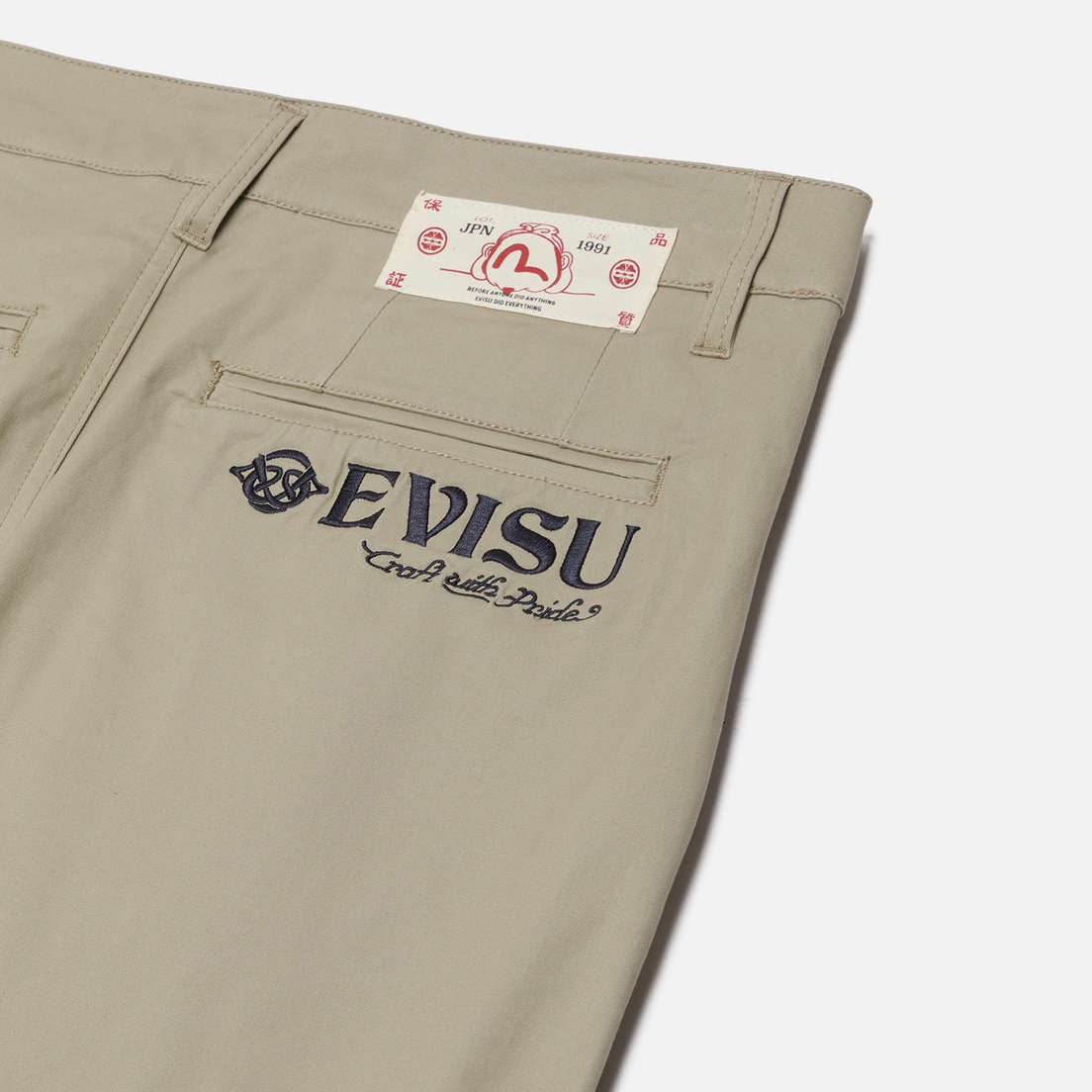 Evisu Мужские брюки Heritage Classic Taper Fit Chino