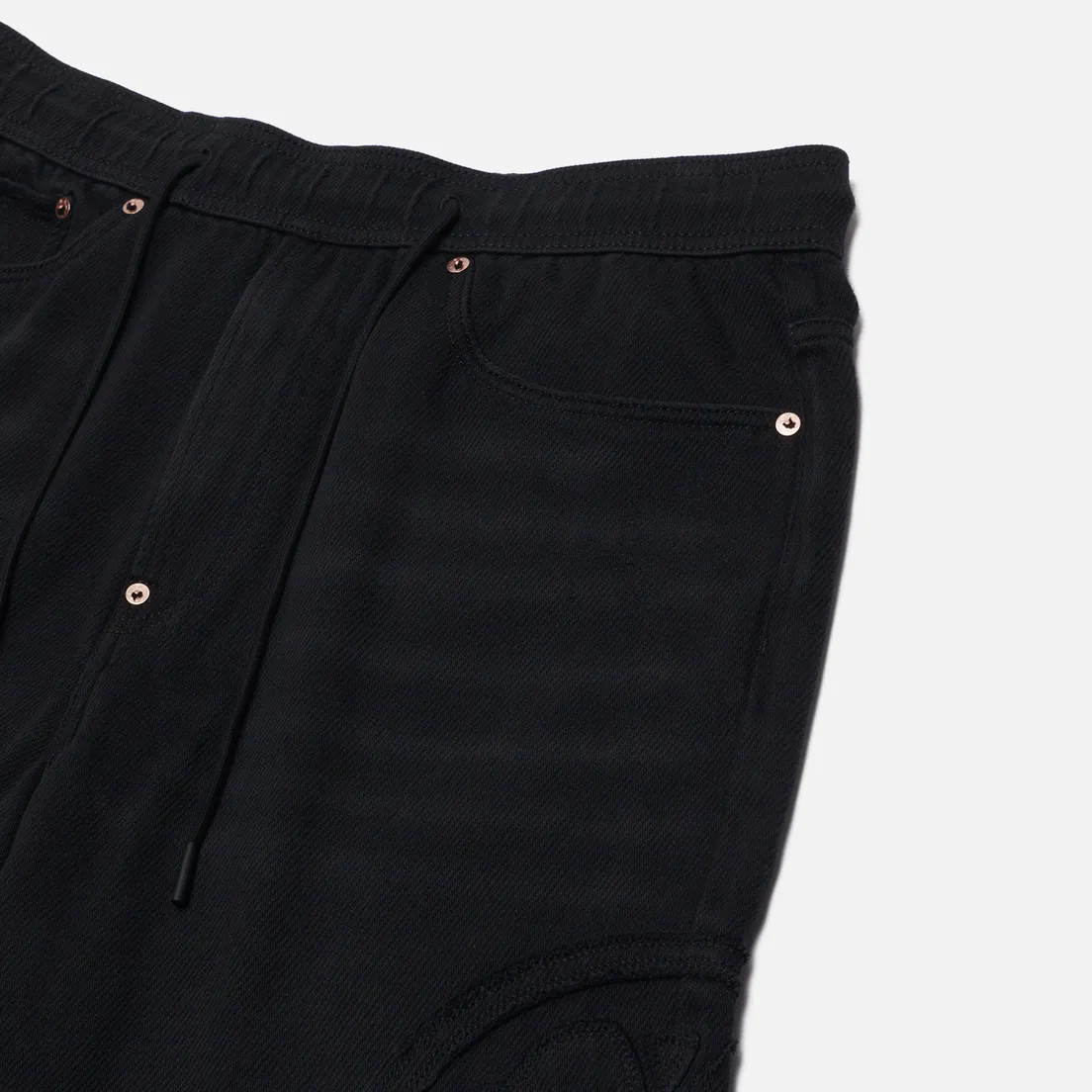Evisu Мужские шорты Heritage Kamon Applique Denim
