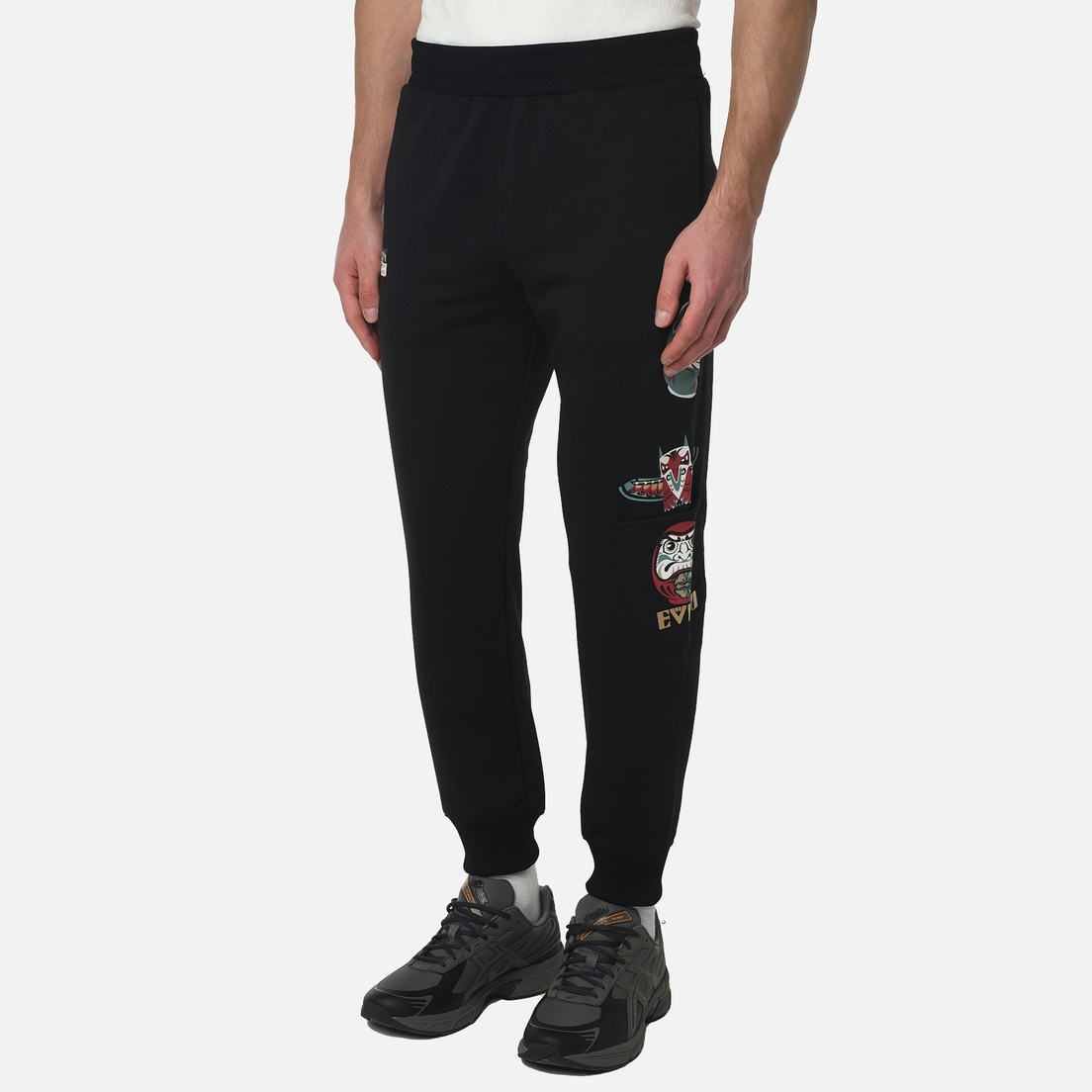 Evisu Мужские брюки Heritage Indian Totem Daruma Print