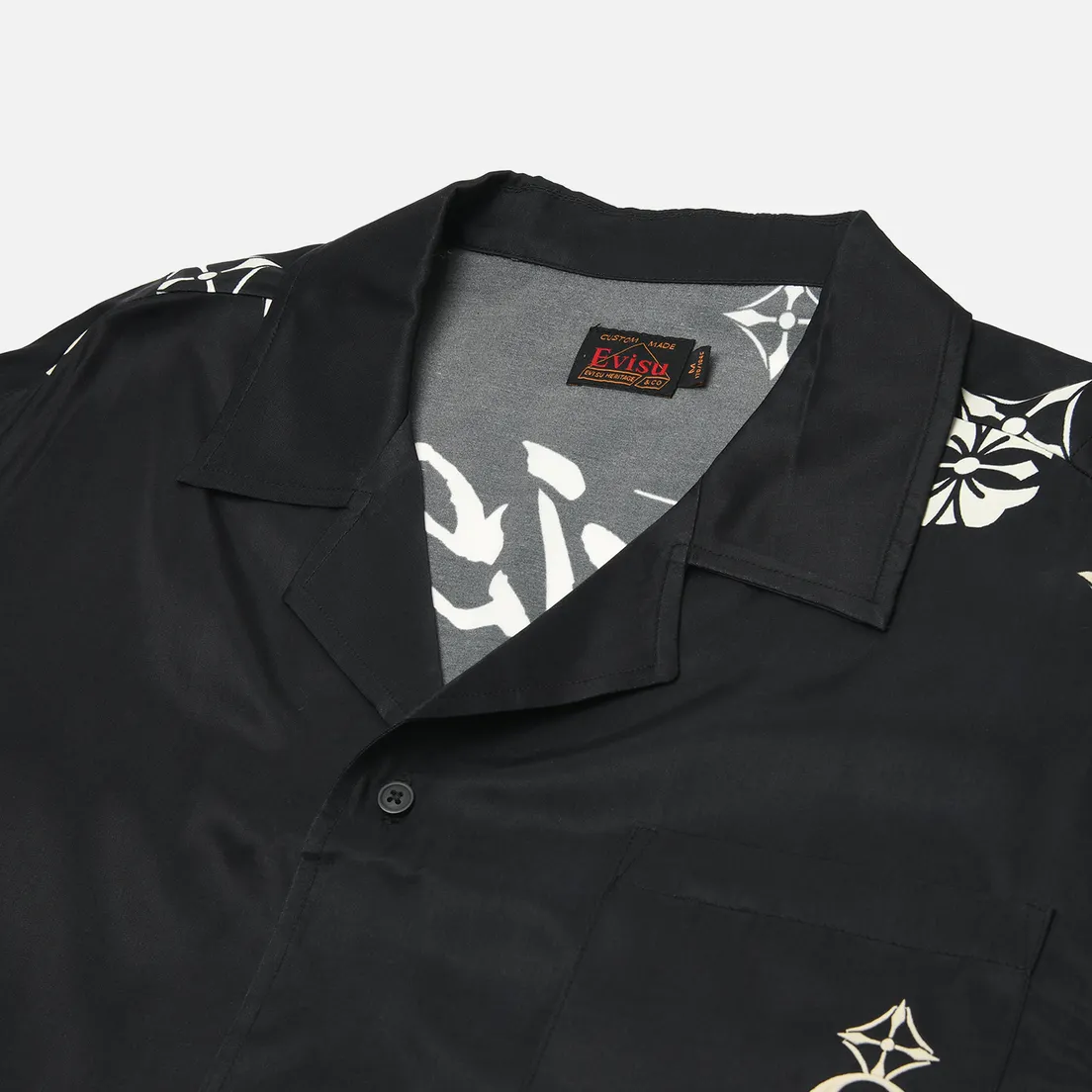 Evisu Мужская рубашка Heritage Kamon All Over Printed