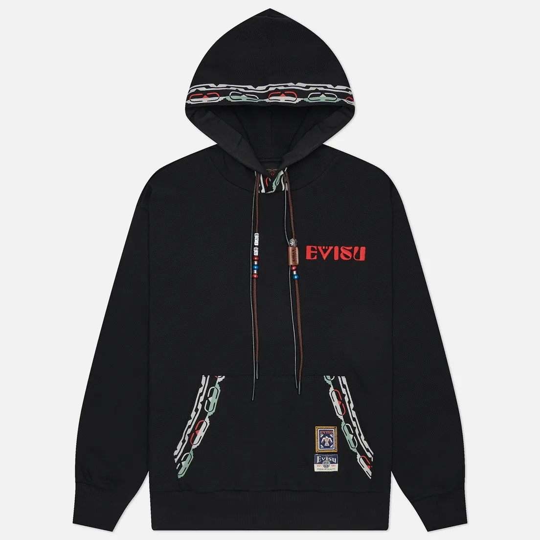 Evisu Мужская толстовка Heritage Totem Seagull Embroidery Hoodie