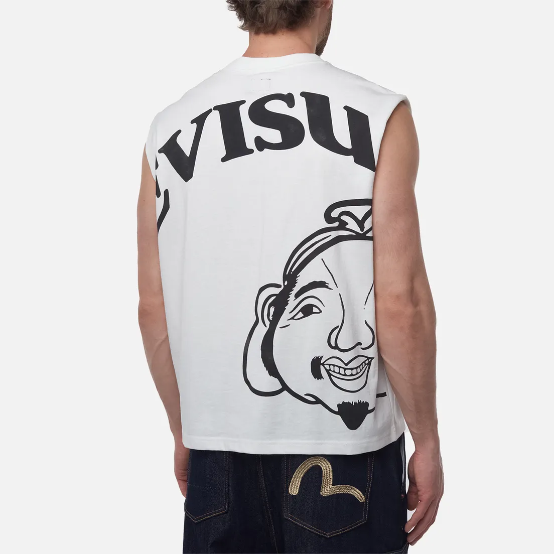 Evisu Мужская майка Heritage Godhead Printed