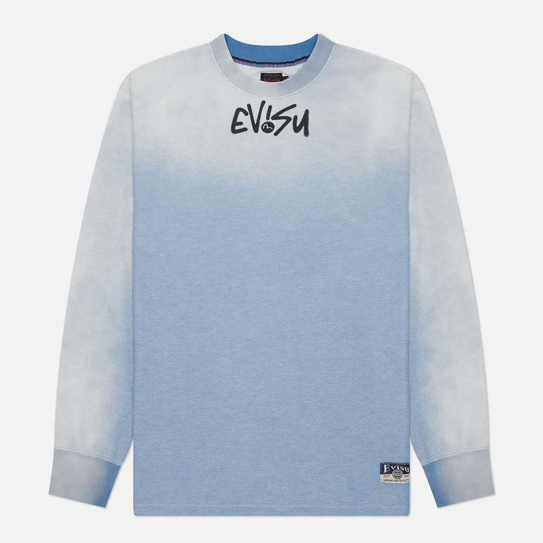 Evisu Мужская толстовка Logo & Daicock Print