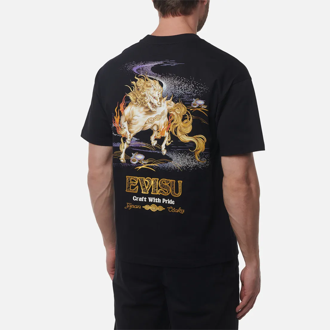 Evisu Мужская футболка Heritage Hakutaku Printed