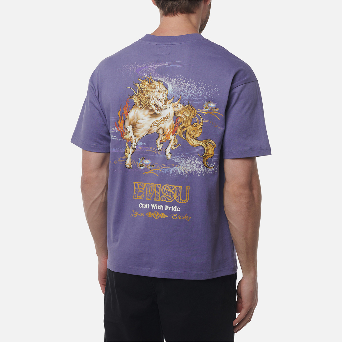 Evisu Мужская футболка Heritage Hakutaku Printed