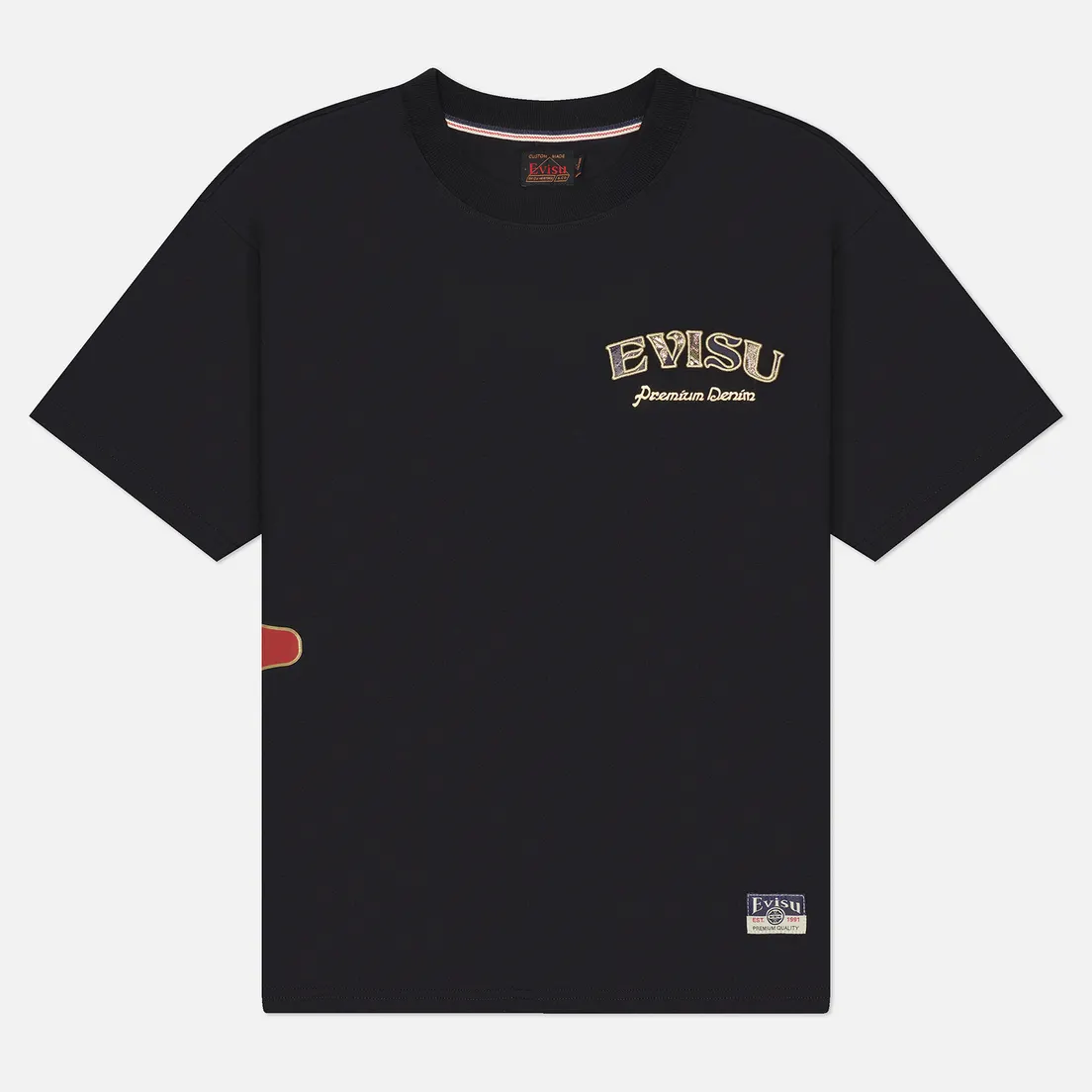 Evisu Мужская футболка Heritage Kamon Brocade Applique