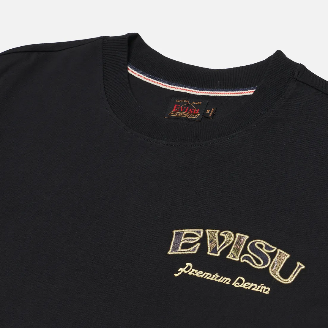 Evisu Мужская футболка Heritage Kamon Brocade Applique
