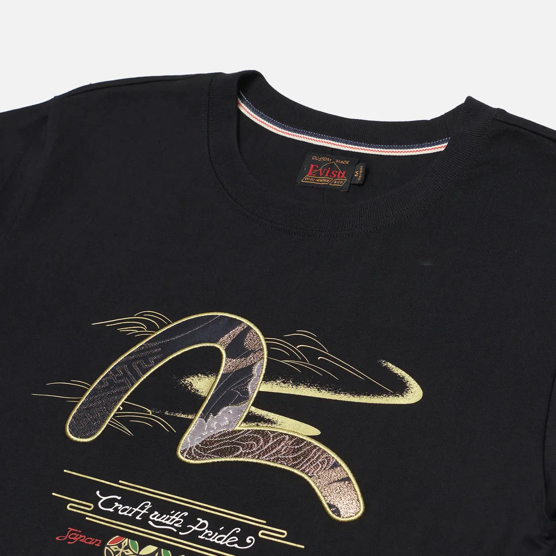 Evisu Мужская футболка Heritage Seagull Brocade