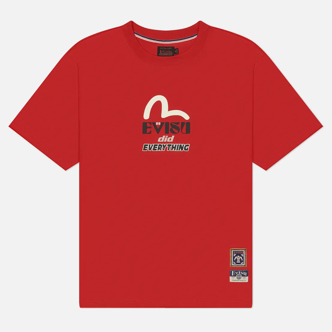 Evisu Мужская футболка Heritage Totem Pole Daruma Printed
