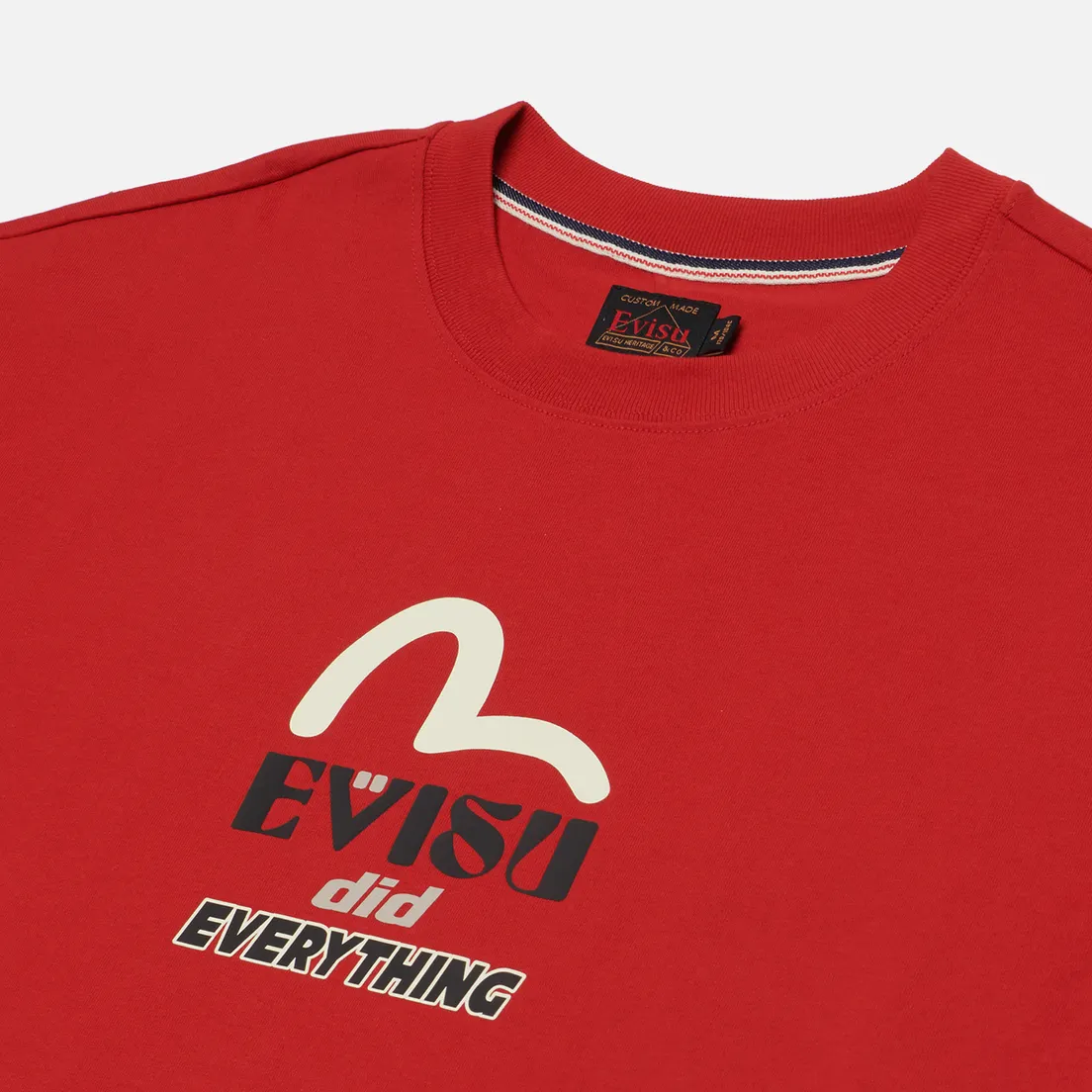 Evisu Мужская футболка Heritage Totem Pole Daruma Printed