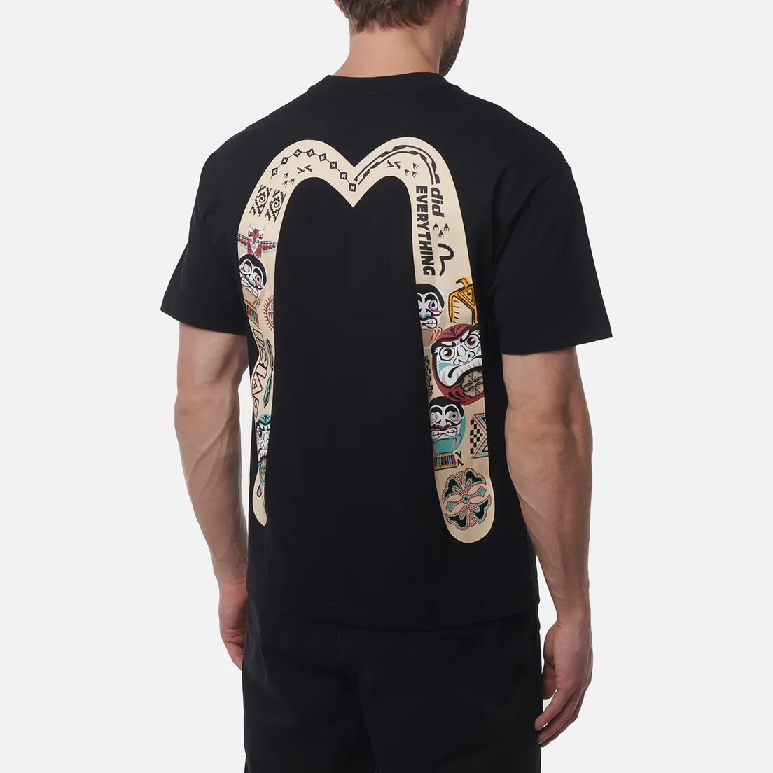 Evisu Мужская футболка Heritage Totem Daicock Printed