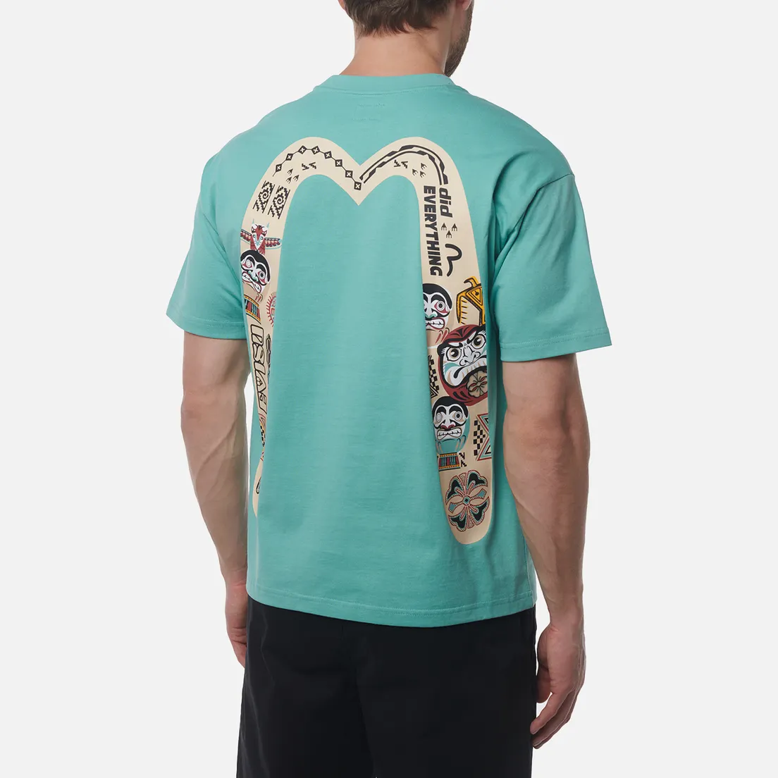 Evisu Мужская футболка Heritage Totem Daicock Printed