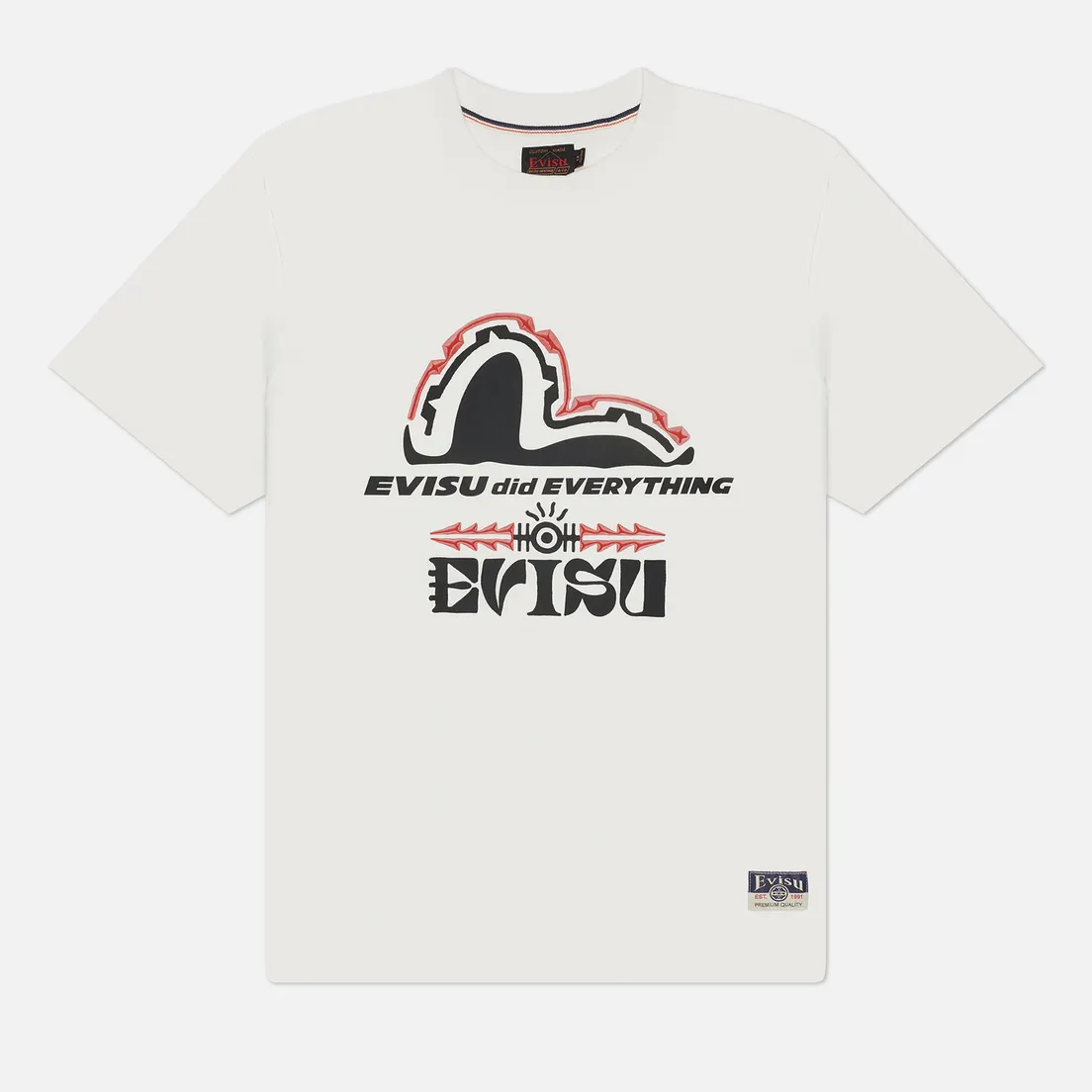 Evisu Мужская футболка Heritage Totem Seagull Printed