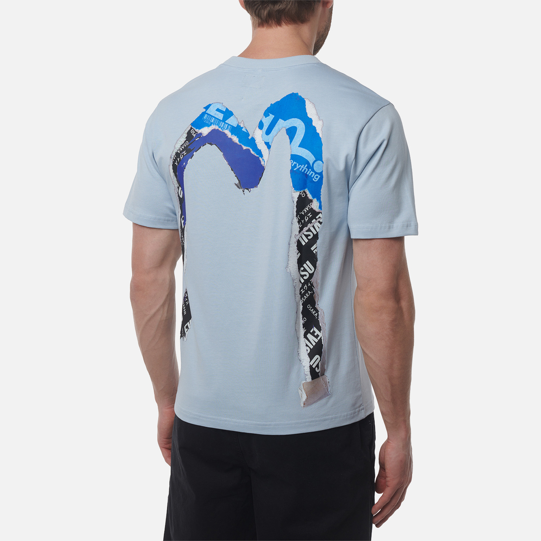 Evisu Мужская футболка Heritage Poster Daicock Printed