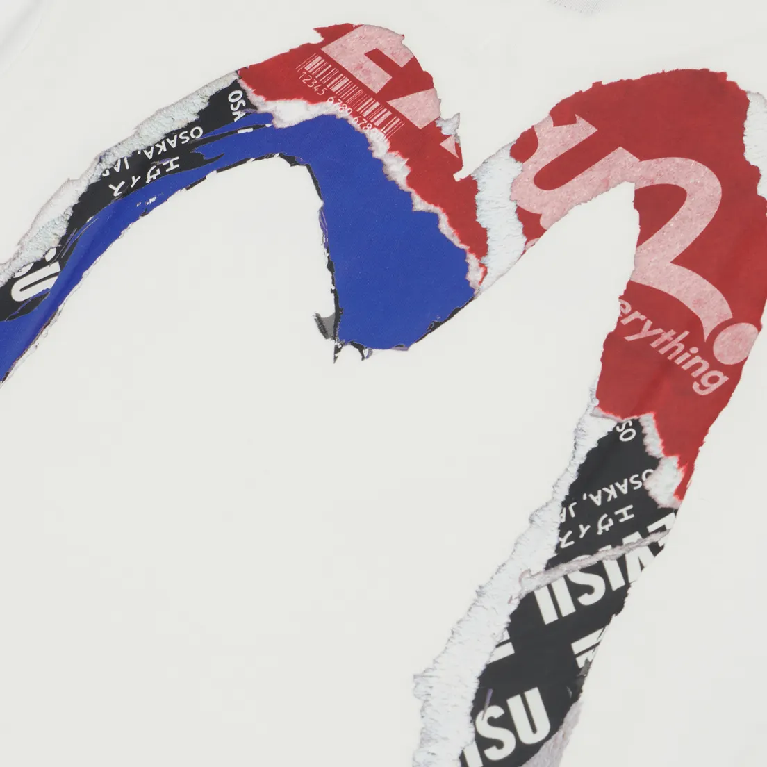 Evisu Мужская футболка Heritage Poster Daicock Printed