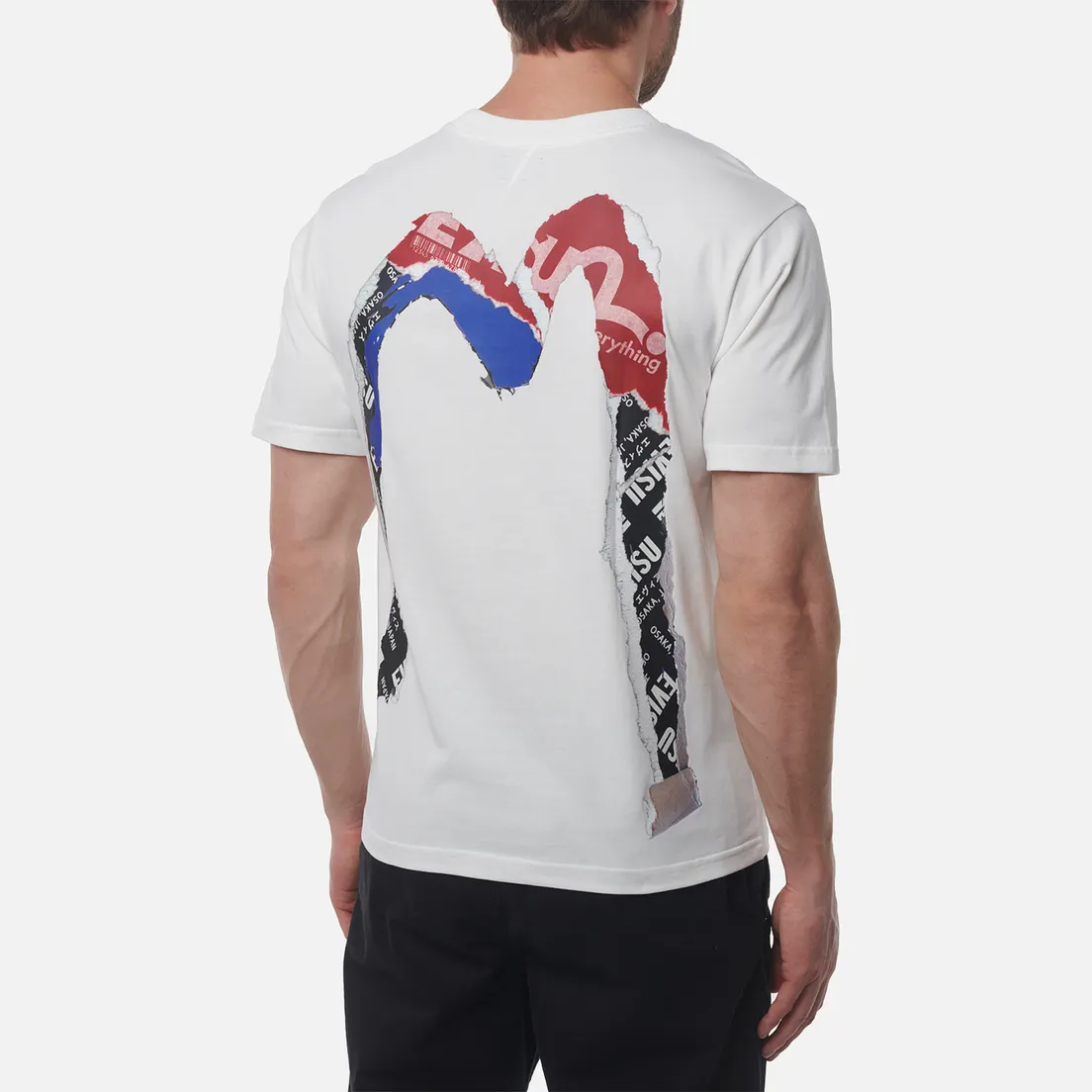Evisu Мужская футболка Heritage Poster Daicock Printed