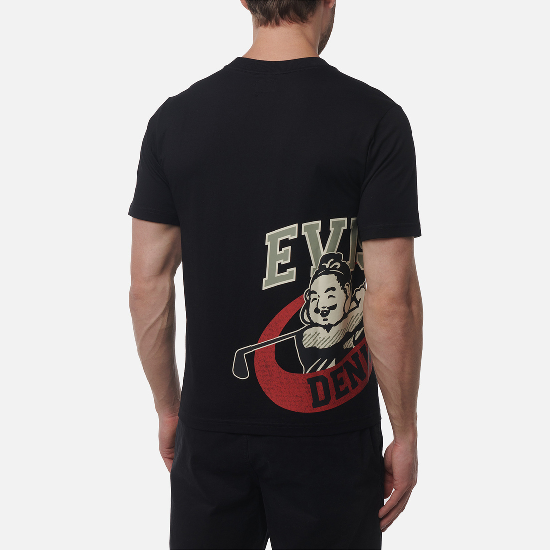 Evisu Мужская футболка Heritage Godhead Golfing Print