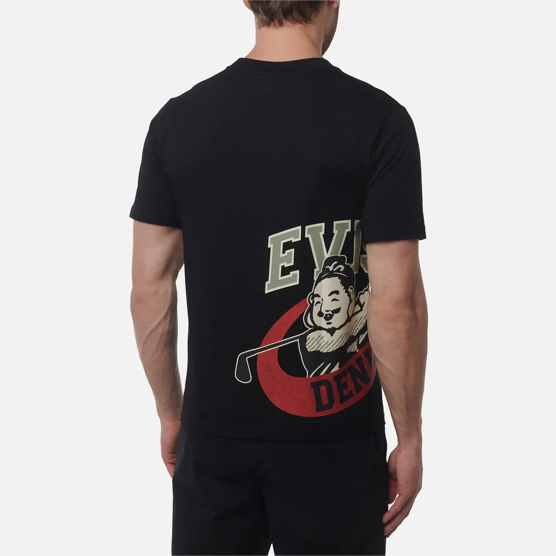 Evisu Мужская футболка Heritage Godhead Golfing Print