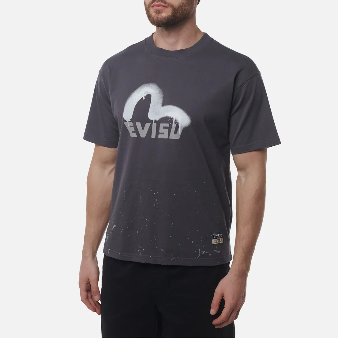 Evisu Мужская футболка Heritage Logo Printed