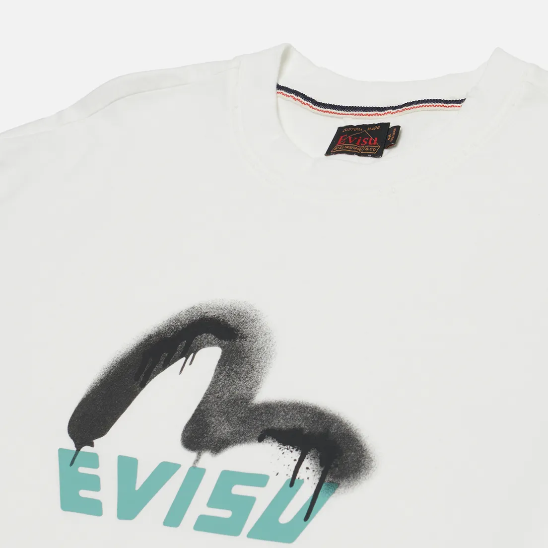 Evisu Мужская футболка Heritage Logo Printed
