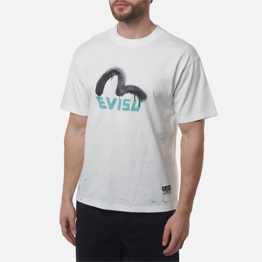 Evisu Мужская футболка Heritage Logo Printed