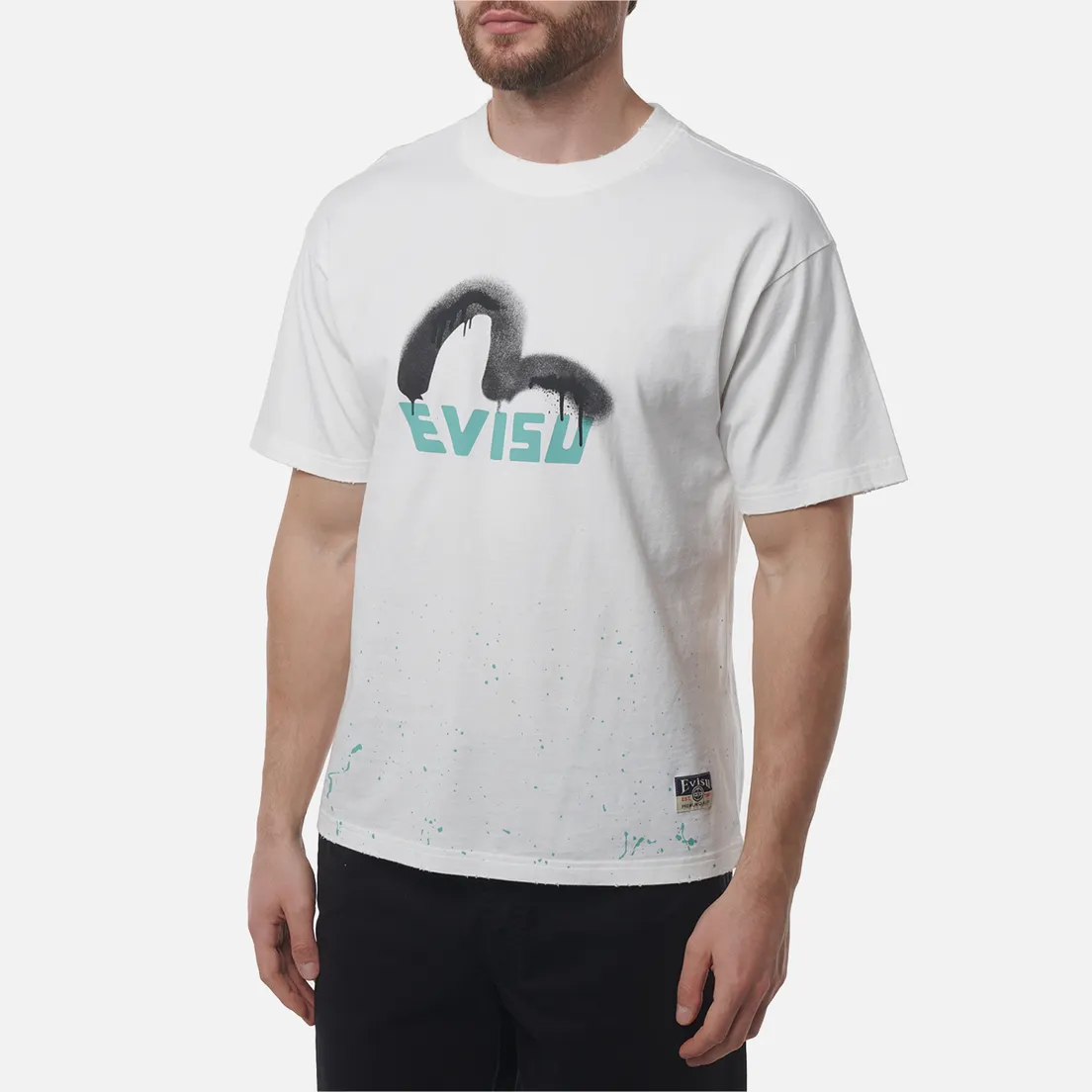 Evisu Мужская футболка Heritage Logo Printed
