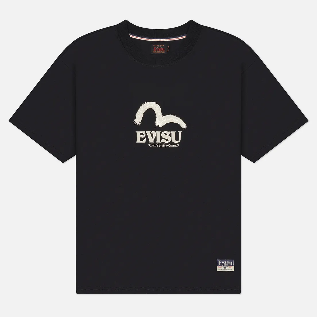 Evisu Мужская футболка Heritage Hakutaku Daicock Printed