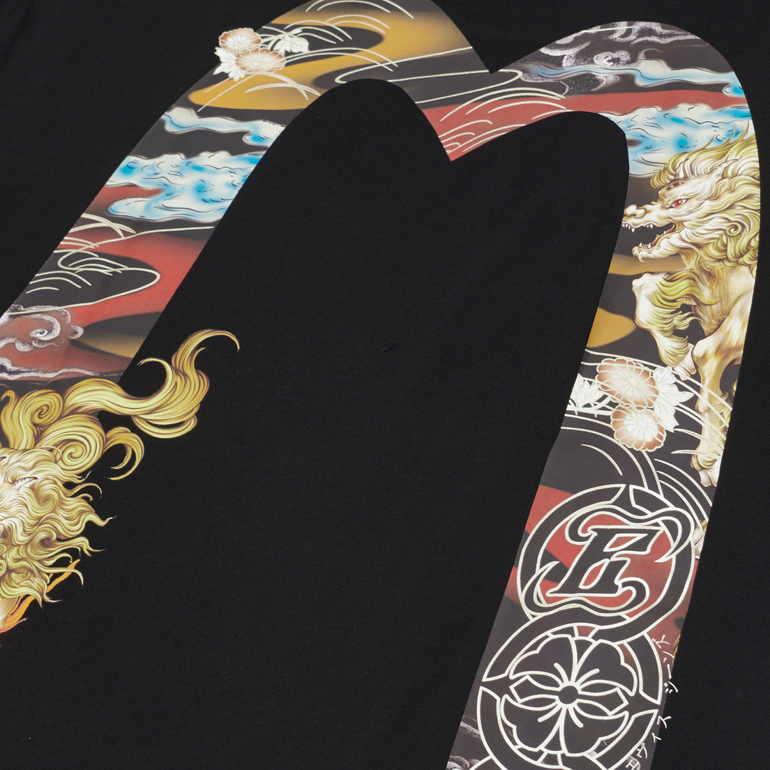 Evisu Мужская футболка Heritage Hakutaku Daicock Printed
