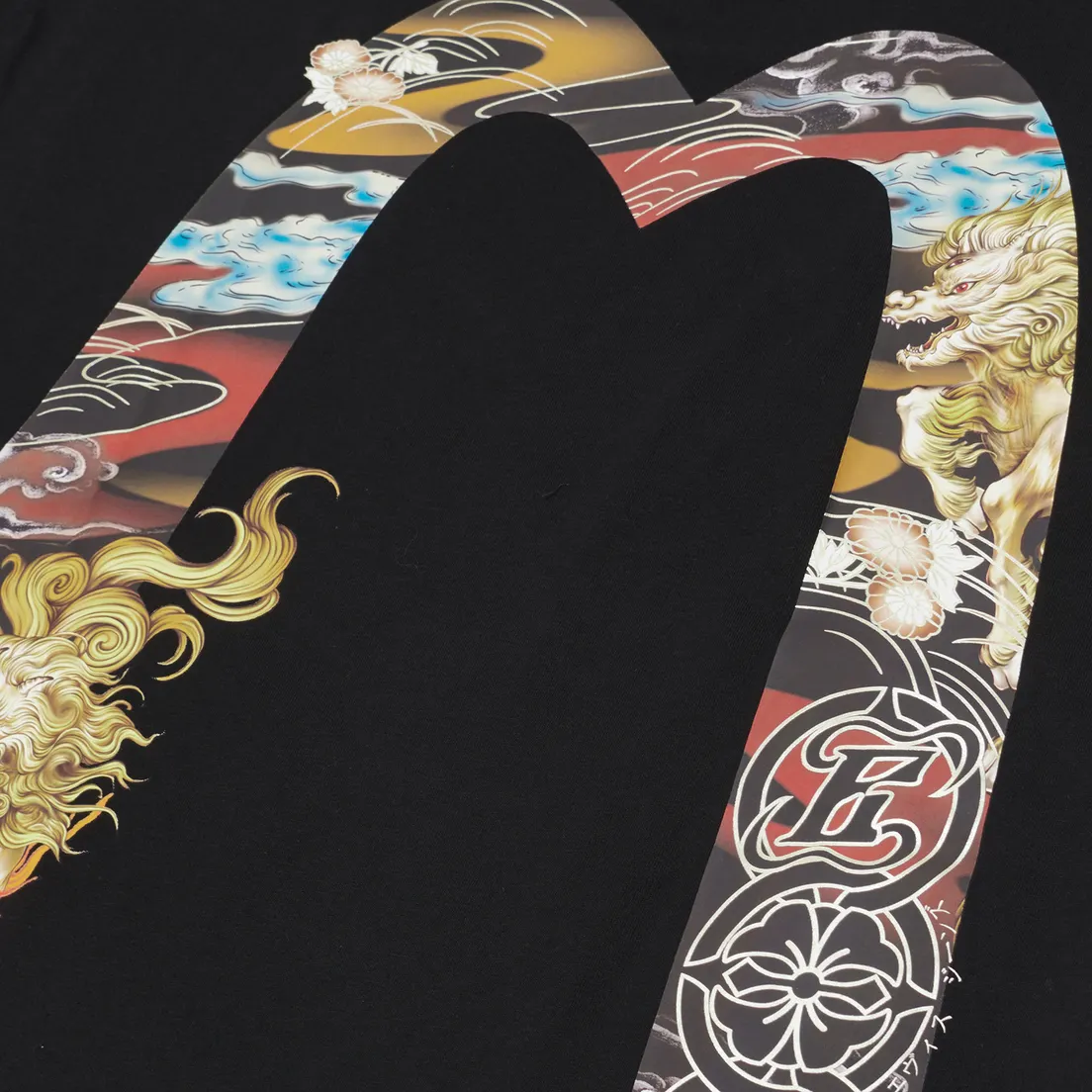 Evisu Мужская футболка Heritage Hakutaku Daicock Printed