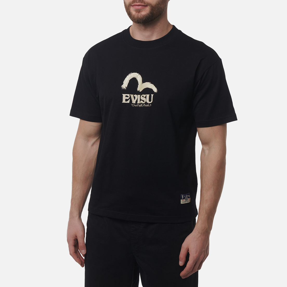 Evisu Мужская футболка Heritage Hakutaku Daicock Printed