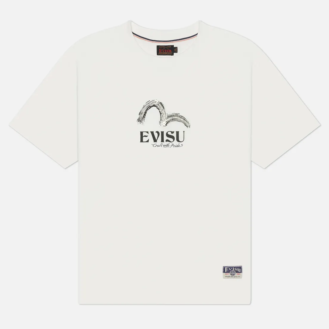 Evisu Мужская футболка Heritage Hakutaku Daicock Printed