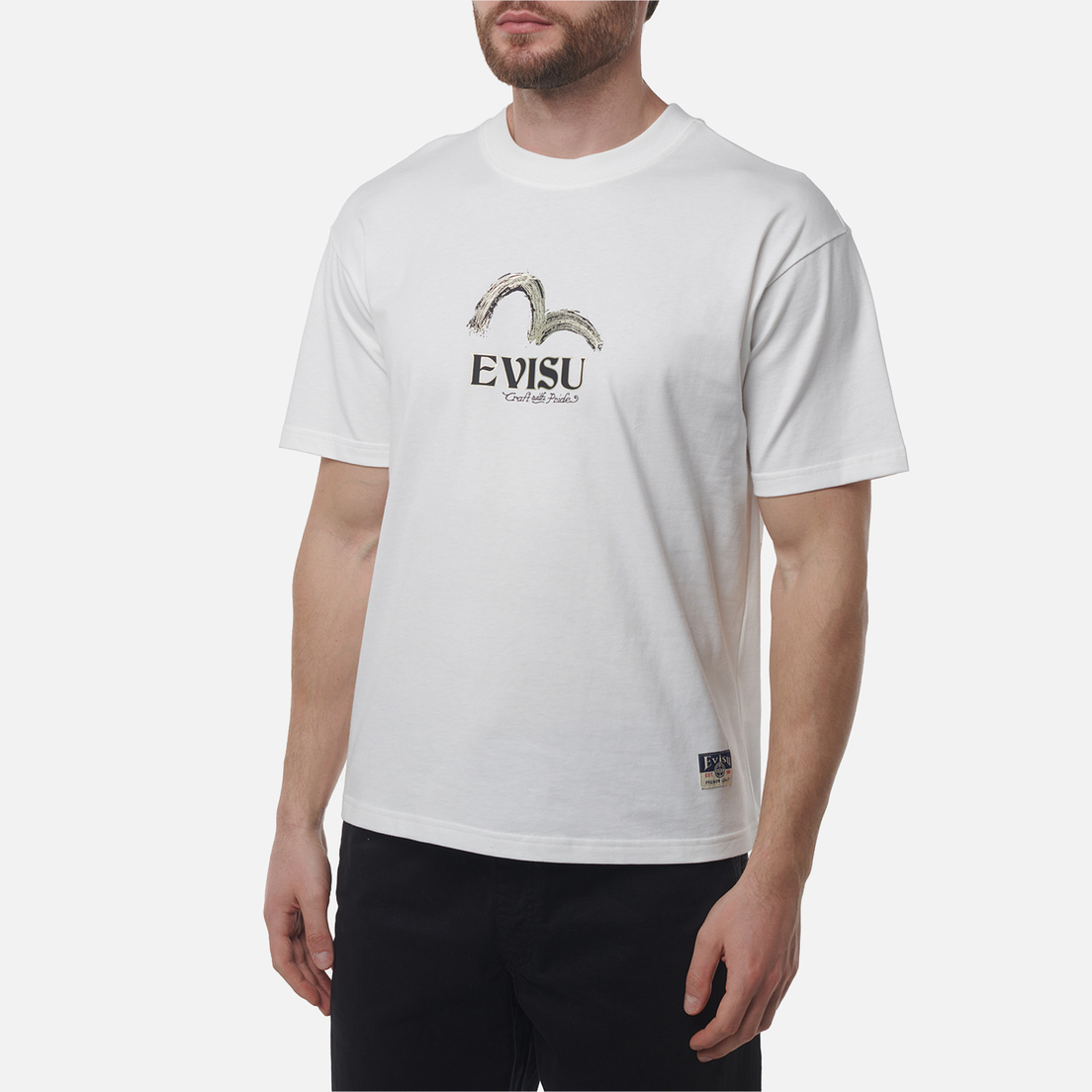 Evisu Мужская футболка Heritage Hakutaku Daicock Printed