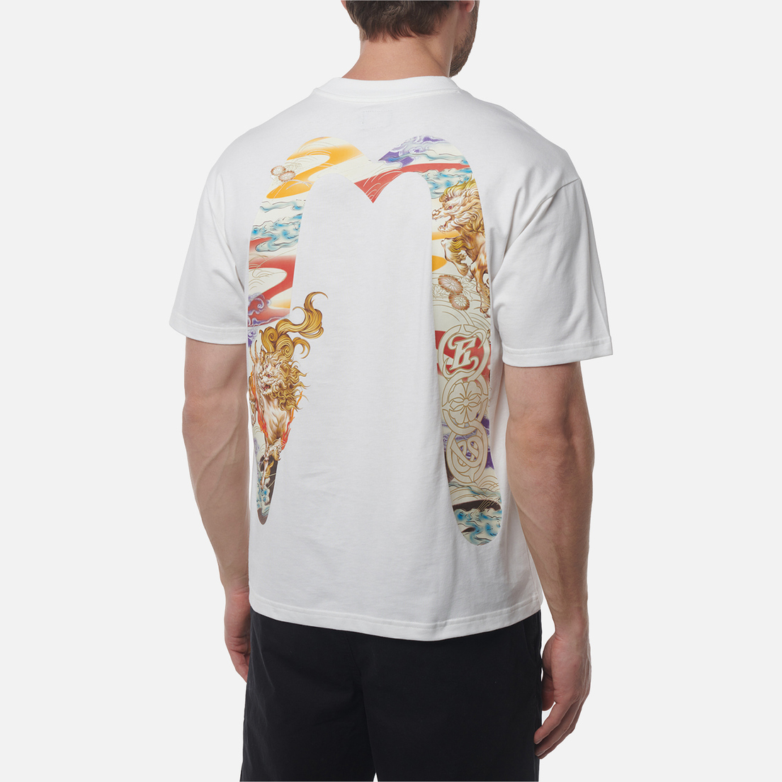 Evisu Мужская футболка Heritage Hakutaku Daicock Printed