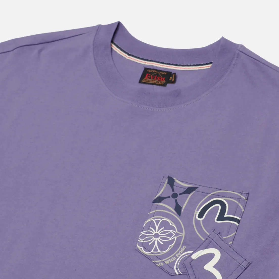 Evisu Мужская футболка Heritage Multi-Pocket Printed