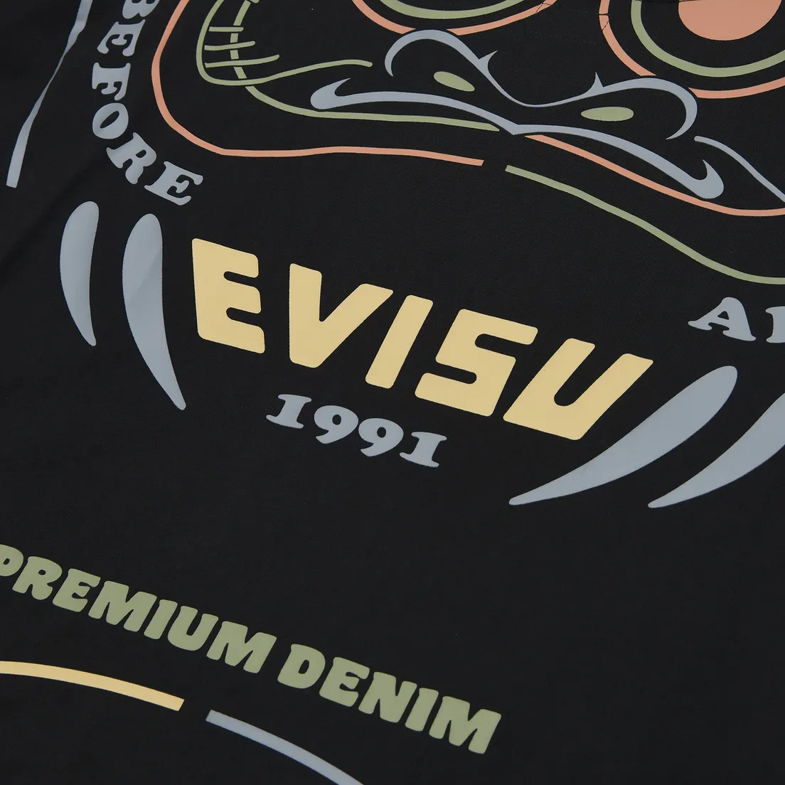 Evisu Мужская футболка Heritage Daruma Printed