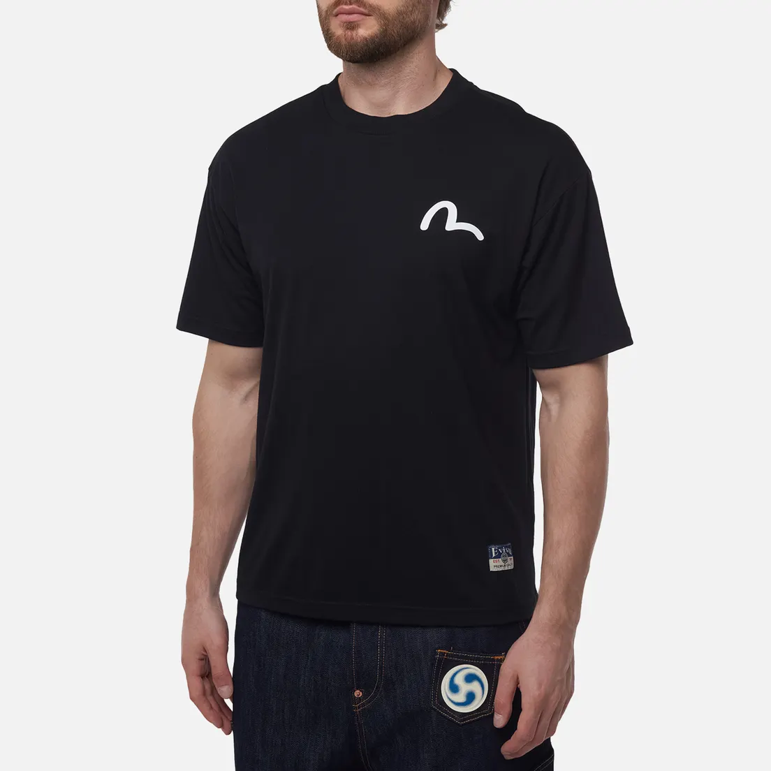 Evisu Мужская футболка Heritage Hakutaku Back Printed