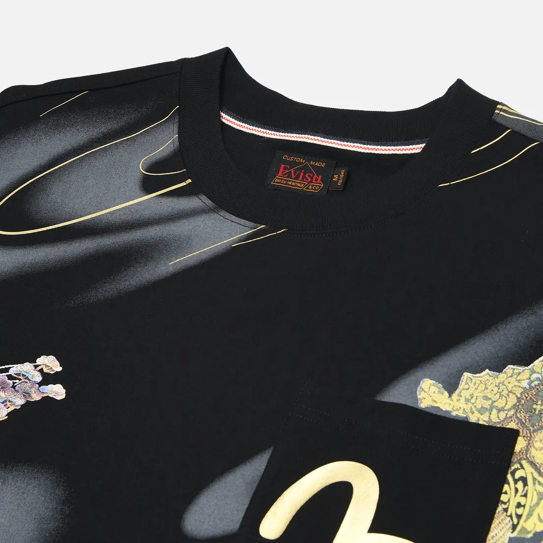 Evisu Мужская футболка Heritage Brocade All Over Printed