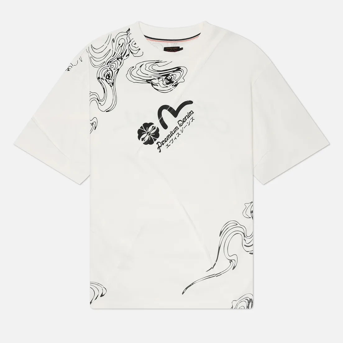 Evisu Мужская футболка Heritage Brocade All Over Printed