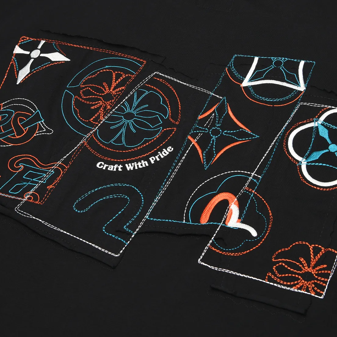 Evisu Мужская футболка Heritage Logo & Kamon Embroidery