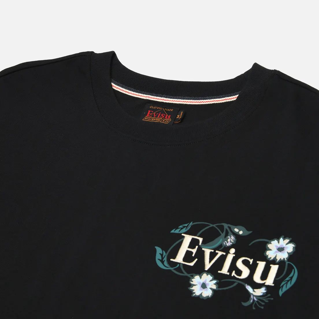 Evisu Мужская футболка Heritage Floral Daicock Printed