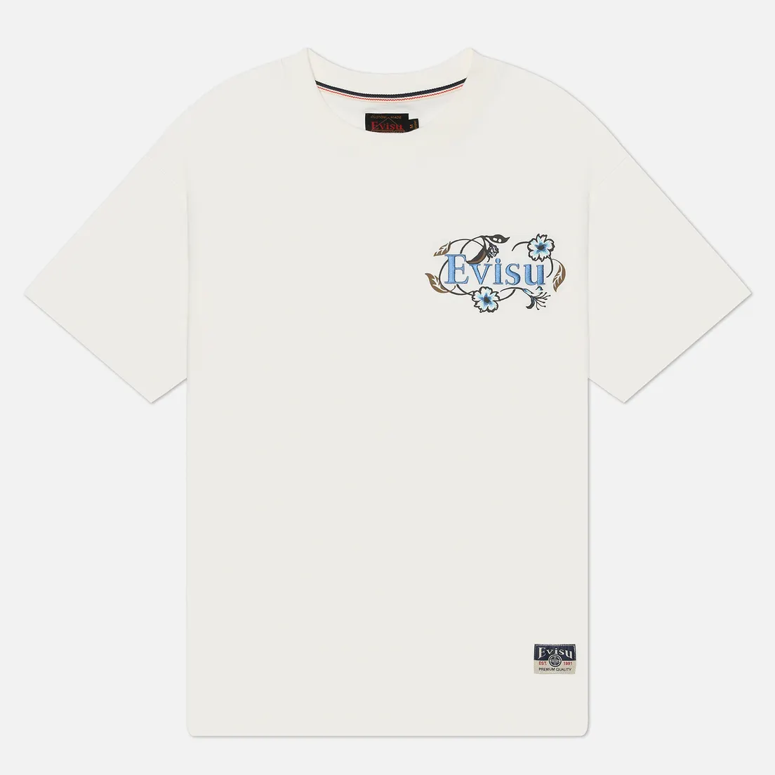 Evisu Мужская футболка Heritage Floral Daicock Printed