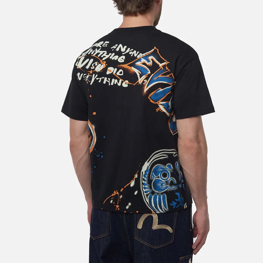 Evisu Мужская футболка Heritage Graffiti Printed