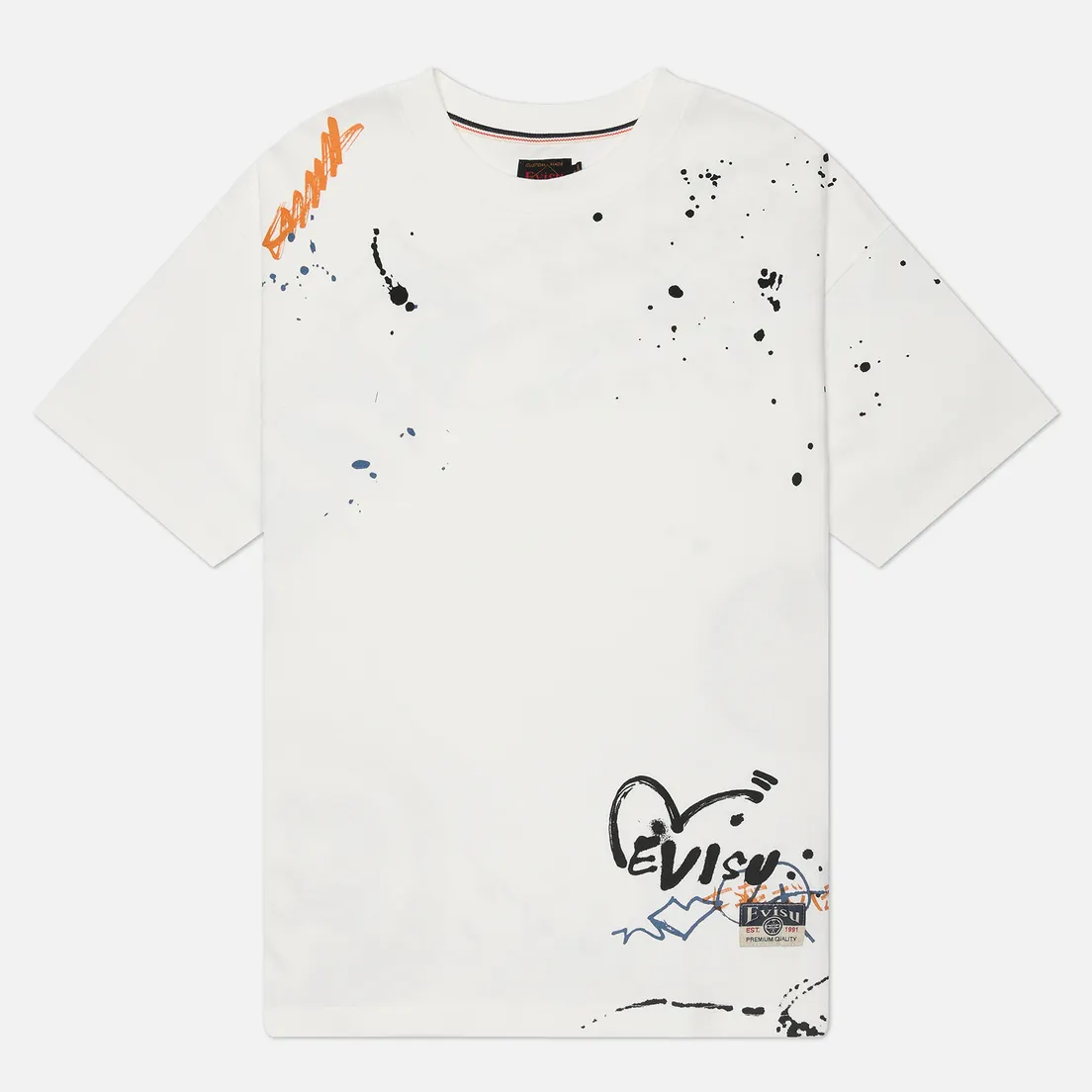 Evisu Мужская футболка Heritage Graffiti Printed