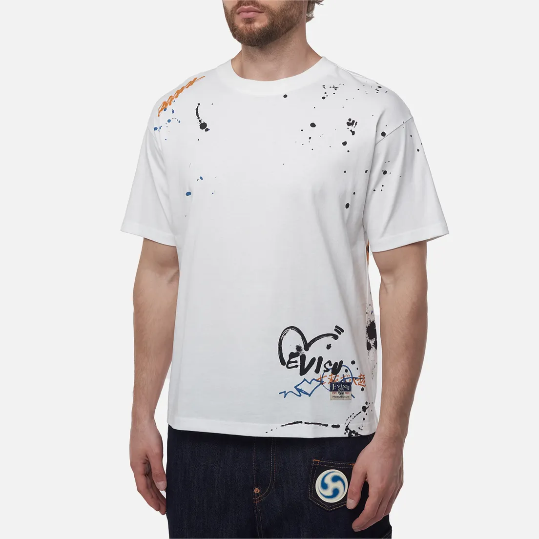 Evisu Мужская футболка Heritage Graffiti Printed