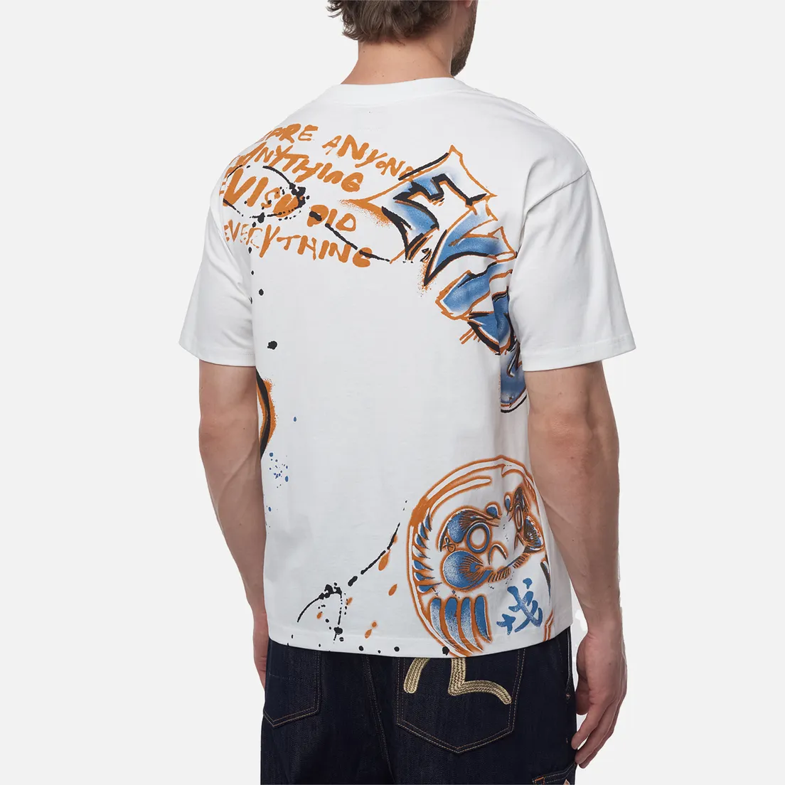Evisu Мужская футболка Heritage Graffiti Printed