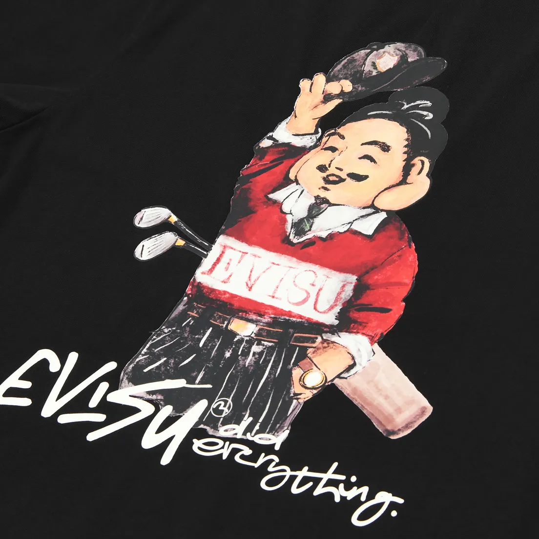 Evisu Мужская футболка Heritage Godhead Back Printed