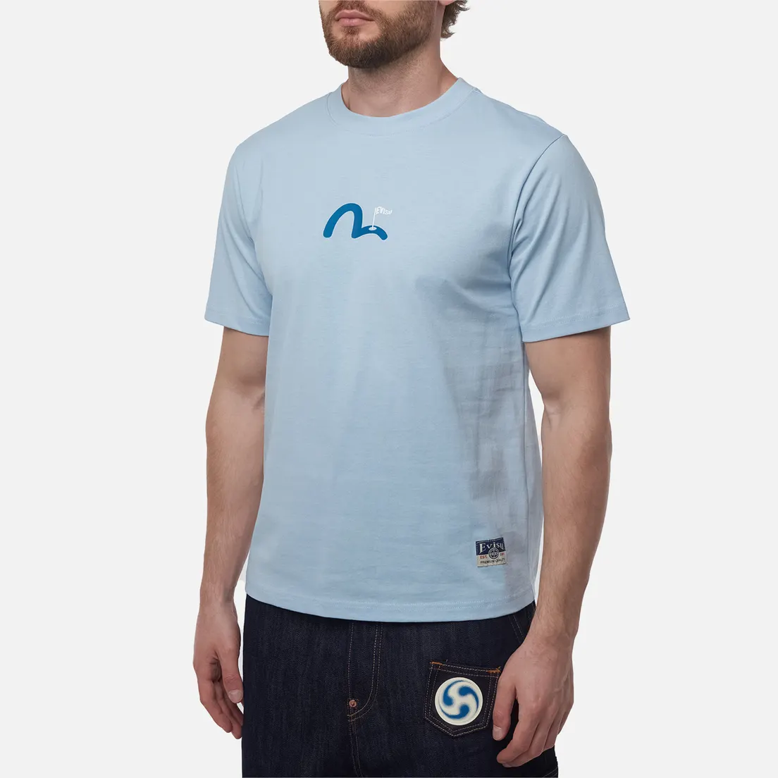 Evisu Мужская футболка Heritage Godhead Back Printed