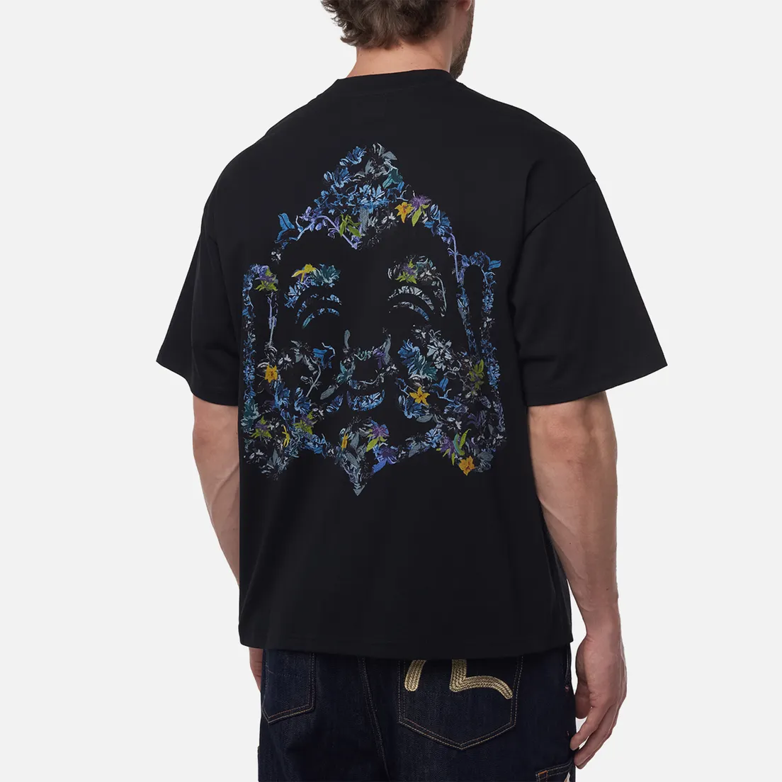 Evisu Мужская футболка Heritage Floral Godhead Printed