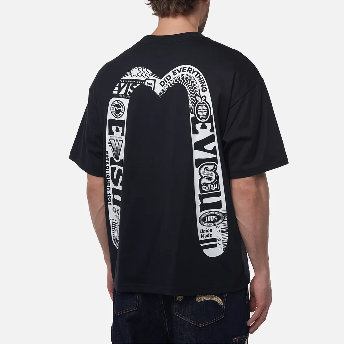 Evisu Мужская футболка Heritage Printed Daicock