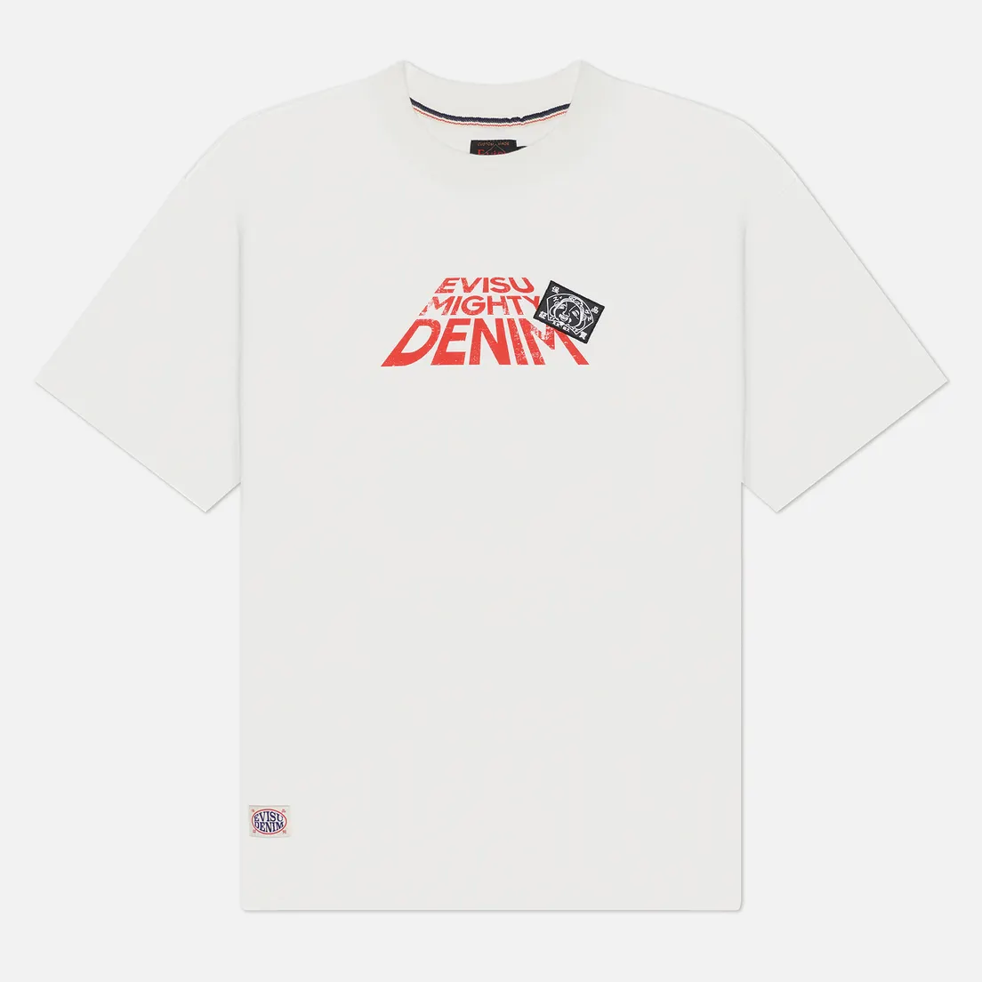 Evisu Мужская футболка Printed Logo Back Pocket
